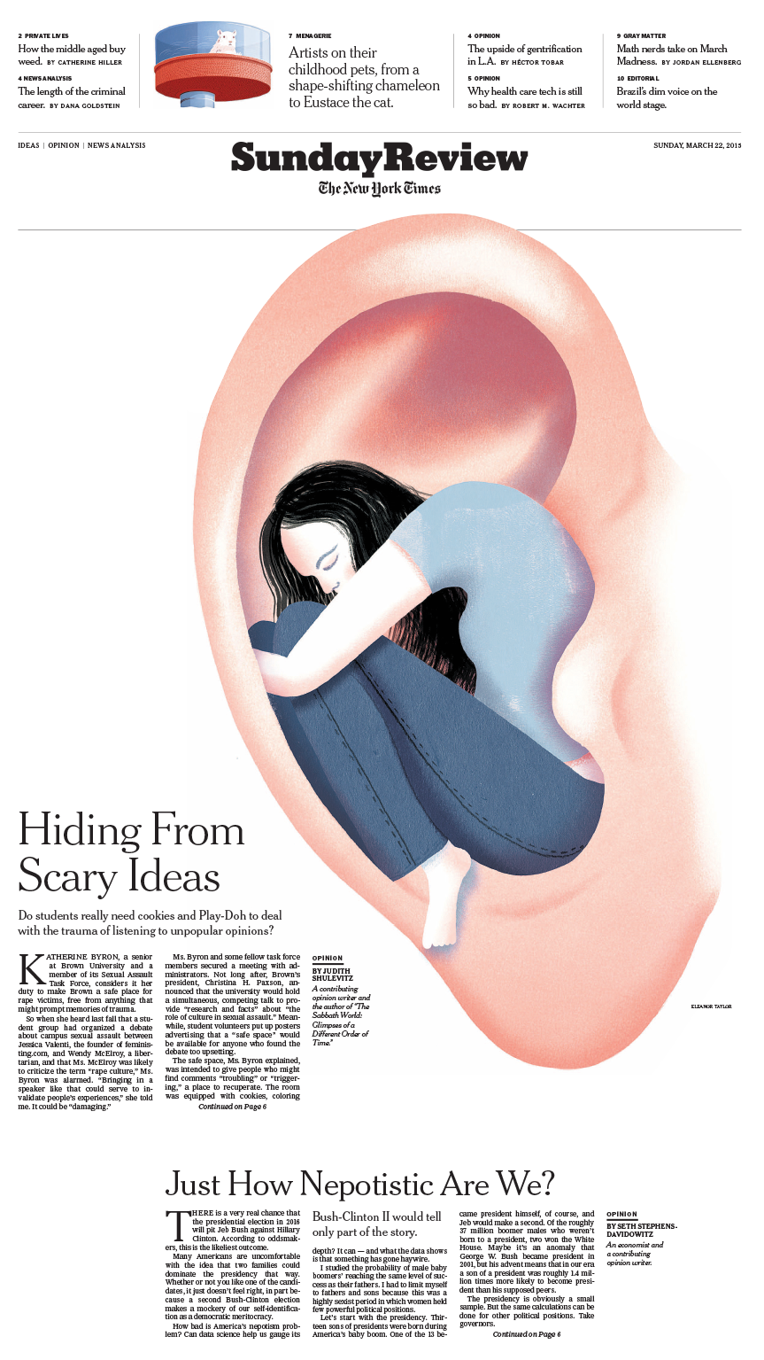 Sunday Review: Hiding From Scary Ideas