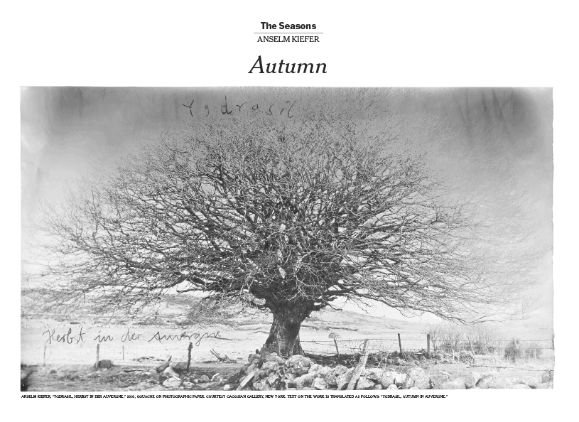Autumn: Anselm Kiefer